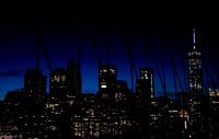 Darkness falls on Manhattan