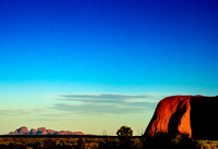 Uluru and Kata Tjuta at sunset