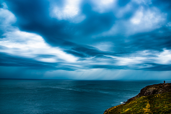 Storm over the Brittany coast
